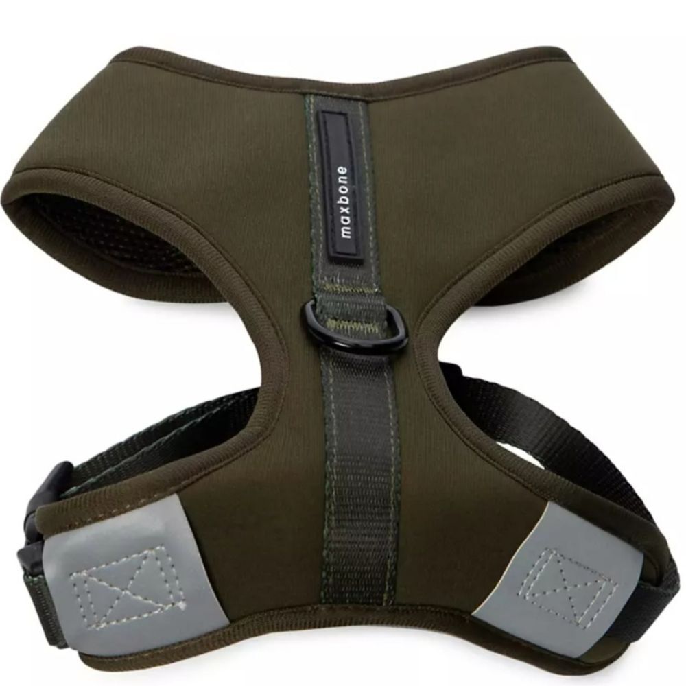 MaxBone Sport Dog Harness Olive Green Size M